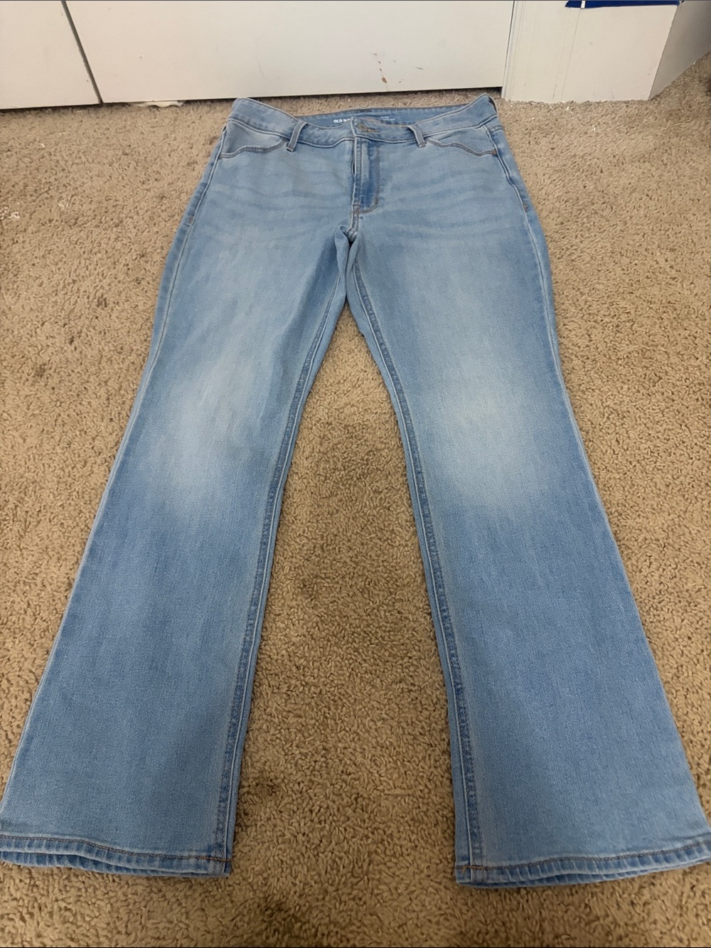 Old Navy Light Blue Wide Leg Jeans